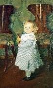 Boris Kustodiev The Artist's Daughter, Irina France oil painting artist